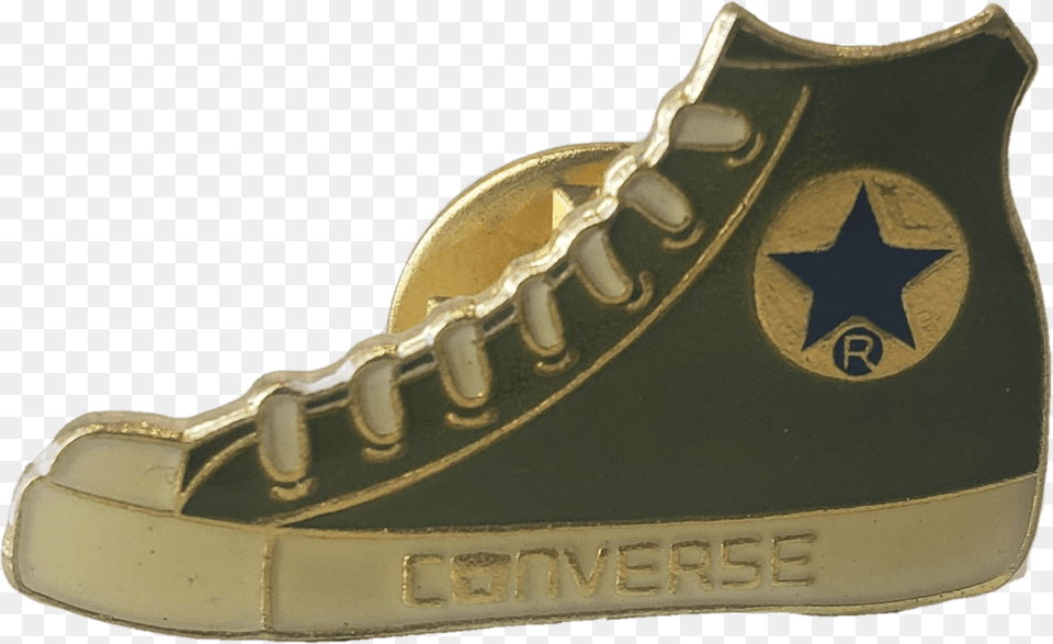 S80 S Green High Top Converse Pin Walking Shoe, Clothing, Footwear, Sneaker Png