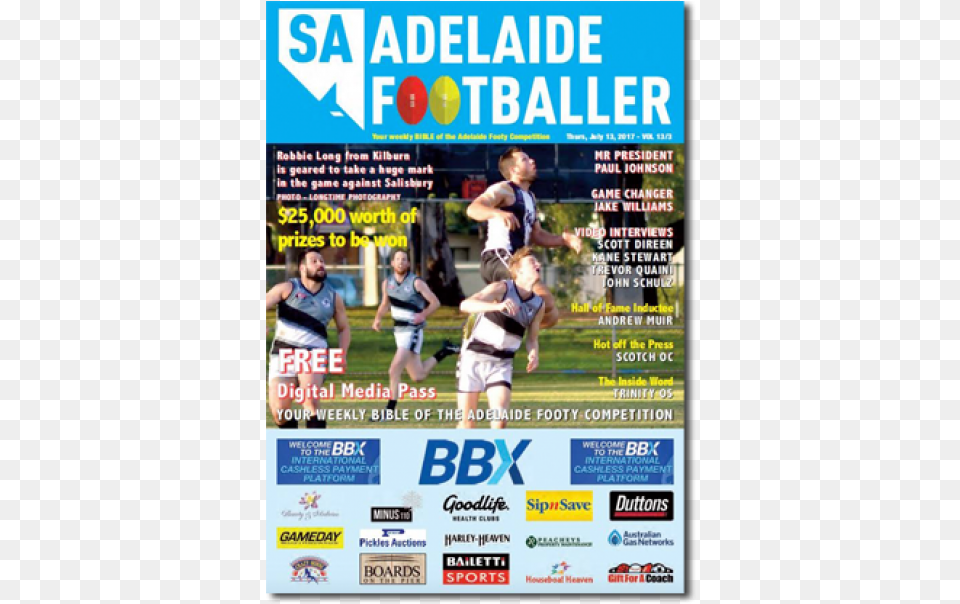 Sa Adelaide Footballer Week Flyer, Advertisement, Poster, Person, People Free Png Download