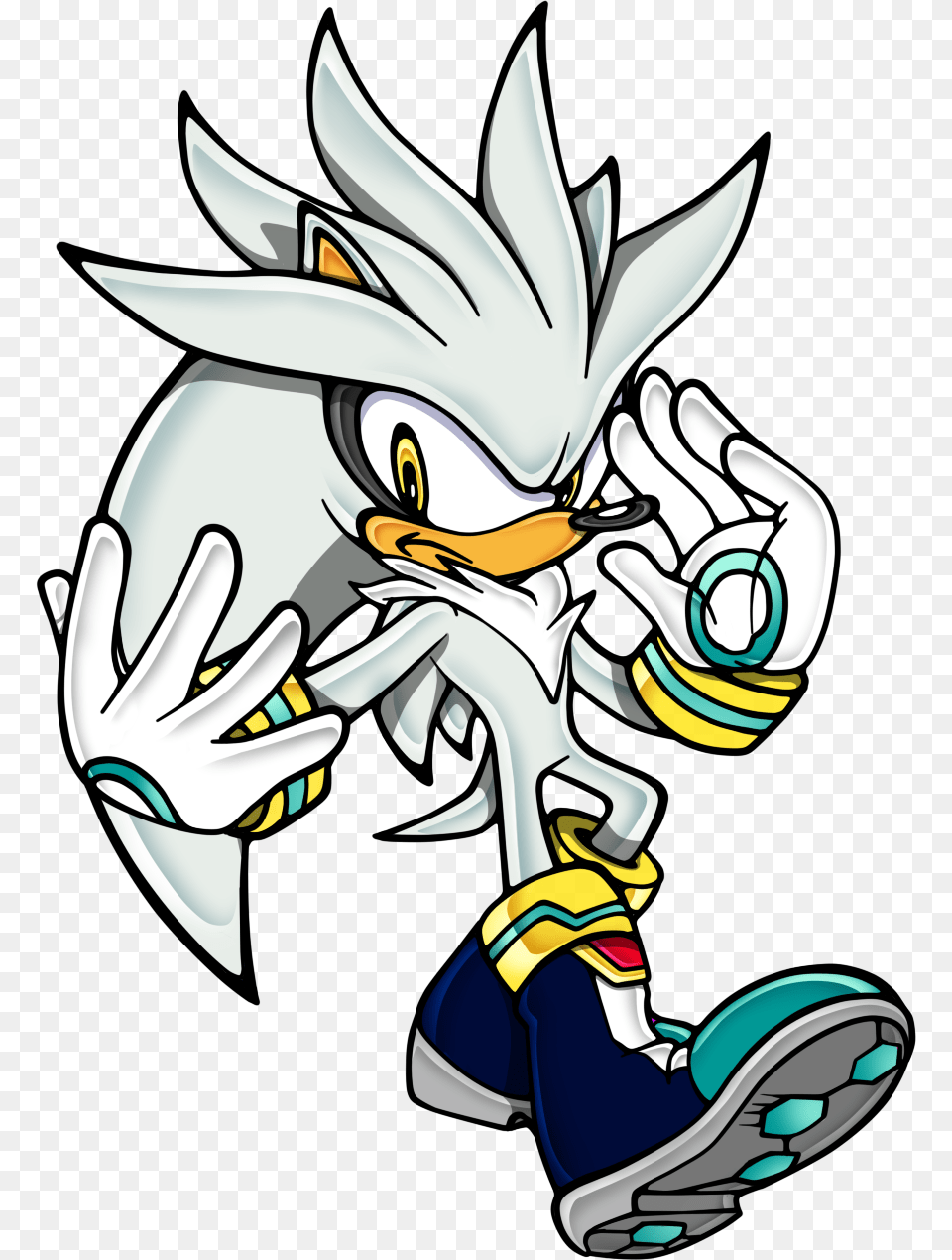 Sa Silver The Hedgehog, Book, Comics, Publication, Art Free Png