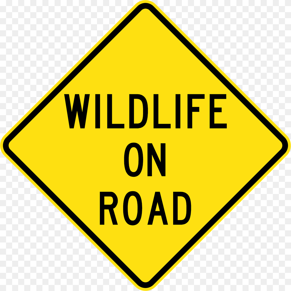 Sa106 Wildlife On Road Used In South Australia Clipart, Sign, Symbol, Road Sign Png Image