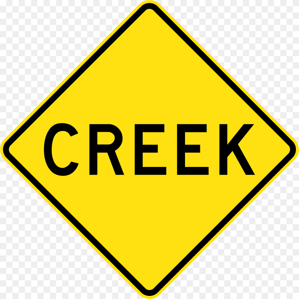 Sa109 Creek Used In South Australia Clipart, Road Sign, Sign, Symbol Png