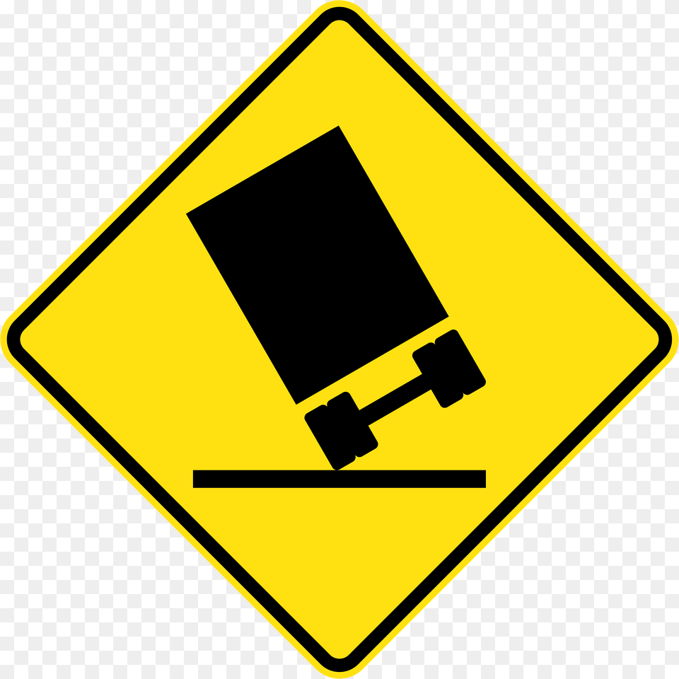 Sa72 Tilting Truck From The Right Used In South Australia Clipart, Sign, Symbol, Road Sign Free Png Download