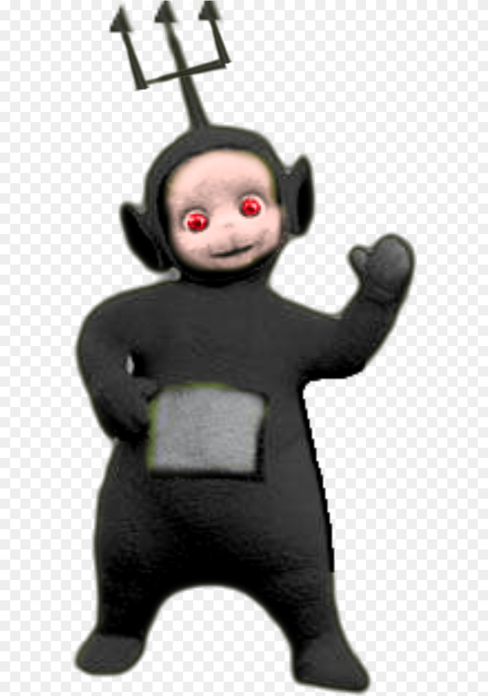 Saa Taan The Black Teletubby Black Teletubby, Baby, Person Free Png Download