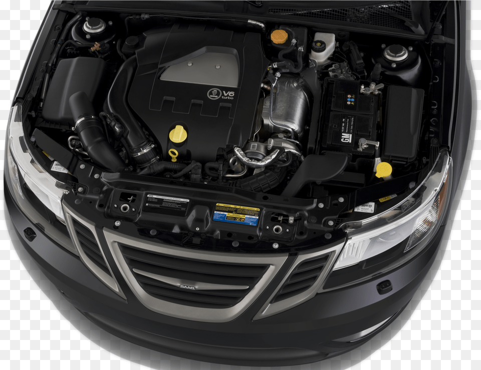 Saab 9 3 Engine Bay, Car, Transportation, Vehicle Free Transparent Png