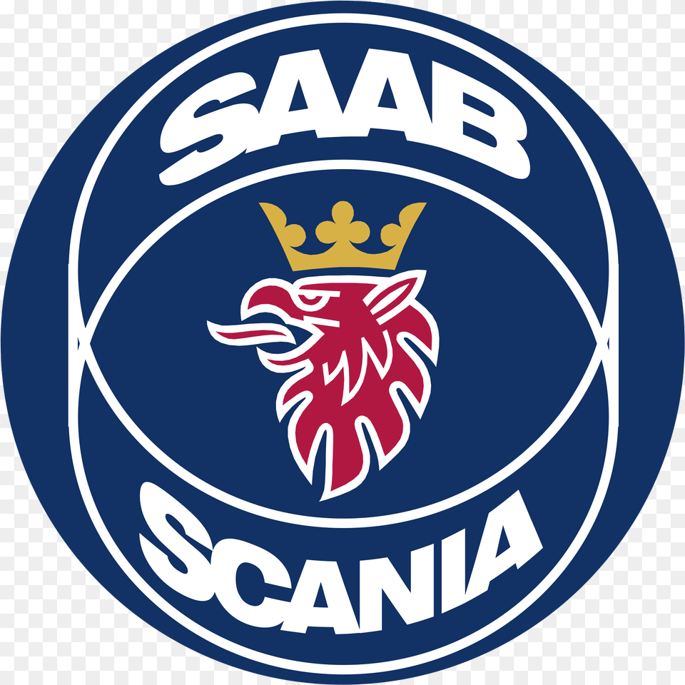 Saab Scania Logo Transparent Saab Scania Logo, Emblem, Symbol Png Image
