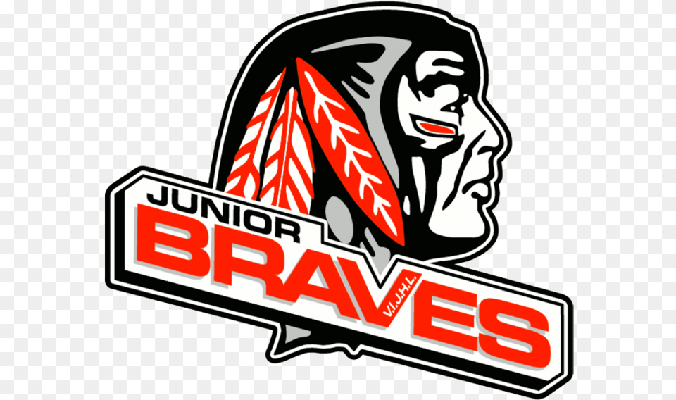 Saanich Braves Oceanside Generals Junior Hockey Club Saanich Braves Logo, Emblem, Symbol, Face, Head Png Image