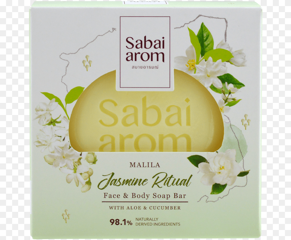 Sabai Arom Jasmine Soap Bar Sabai Arom Soap, Advertisement, Envelope, Poster, Greeting Card Png