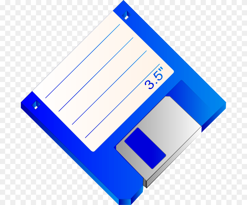 Sabathius 35 Floppy Disk Blue Labelled, Text, Electronics, Hardware Free Transparent Png
