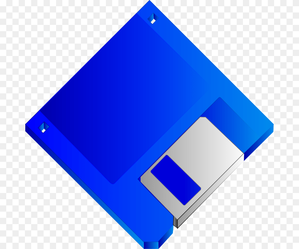 Sabathius 35 Floppy Disk Blue No Label, Computer Hardware, Electronics, Hardware, Blackboard Png Image
