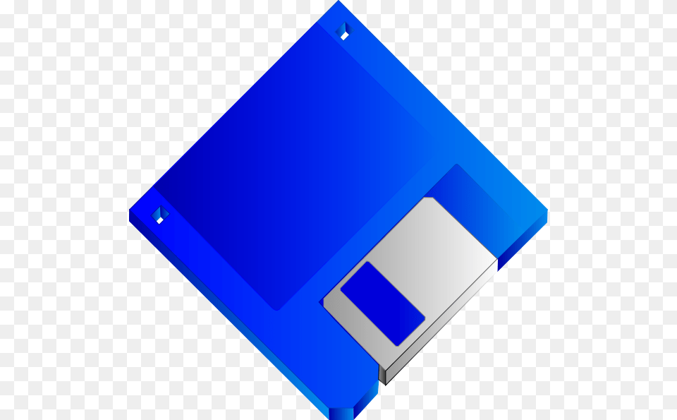 Sabathius Floppy Disk Blue No Label Clip Art Vector Blue Floppy Disk, Computer Hardware, Electronics, Hardware Free Png Download