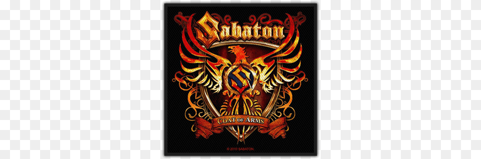 Sabaton Coat Of Arms Patch Coat Of Arms Sabaton, Emblem, Symbol, Logo, Accessories Png