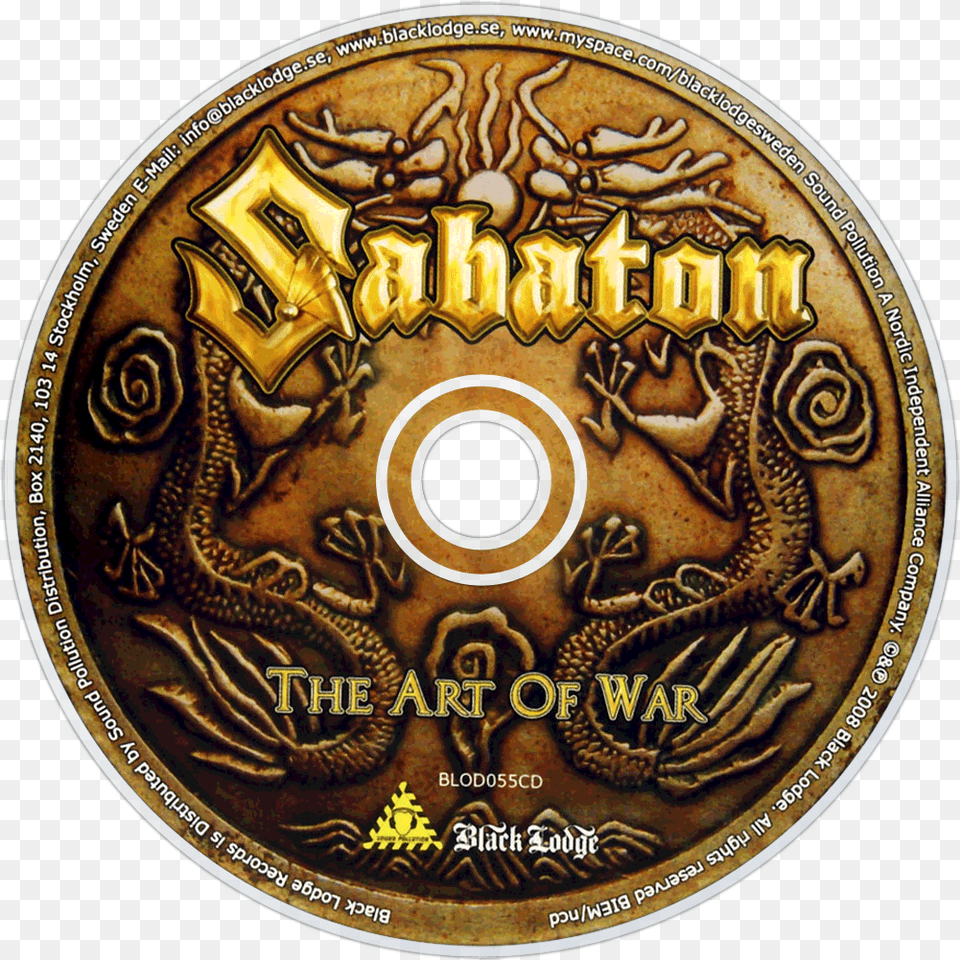 Sabaton Sabaton Lion From The North, Disk, Dvd Free Transparent Png