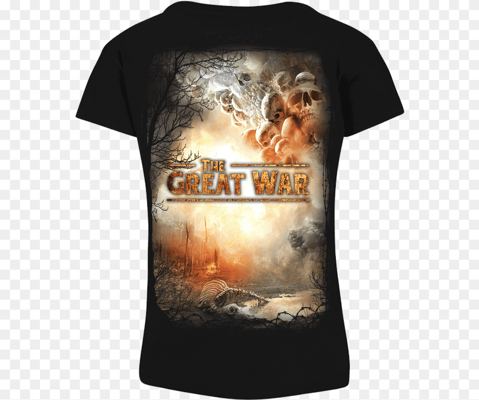 Sabaton The Great War T Shirt, T-shirt, Clothing, Adult, Person Free Png Download