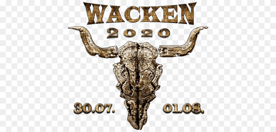 Sabaton Wacken Open Air Logo, Animal, Bull, Mammal, Cattle Free Transparent Png