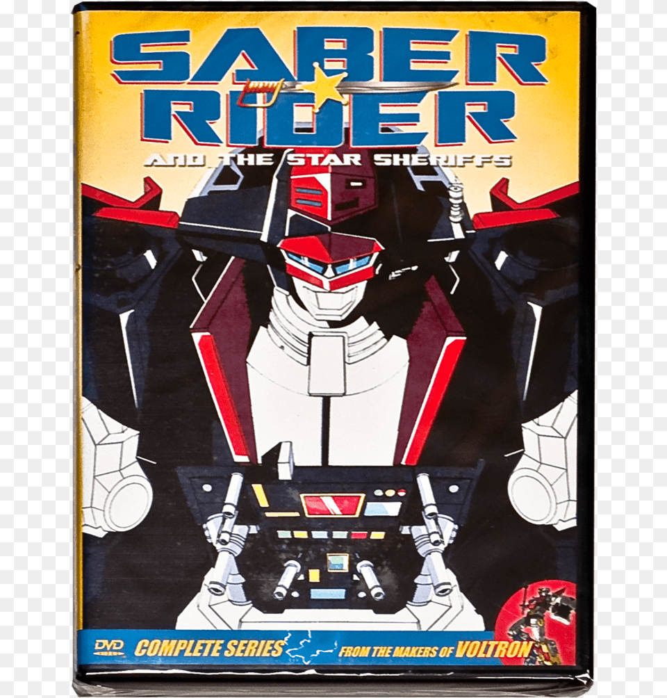 Saber Rider And The Star Sheriffs Dvd, Book, Publication, Comics, Person Png Image