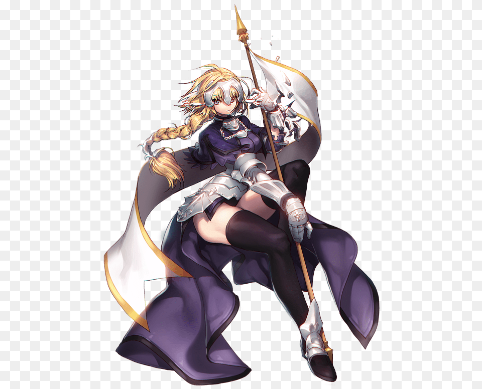 Saber Transparent Fate Unlimited Code Jeanne D Arc Fate Apocrypha, Adult, Publication, Person, Female Free Png