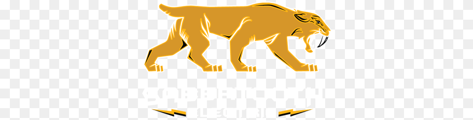 Sabertooth Electric Animal Figure, Lion, Mammal, Wildlife Png Image