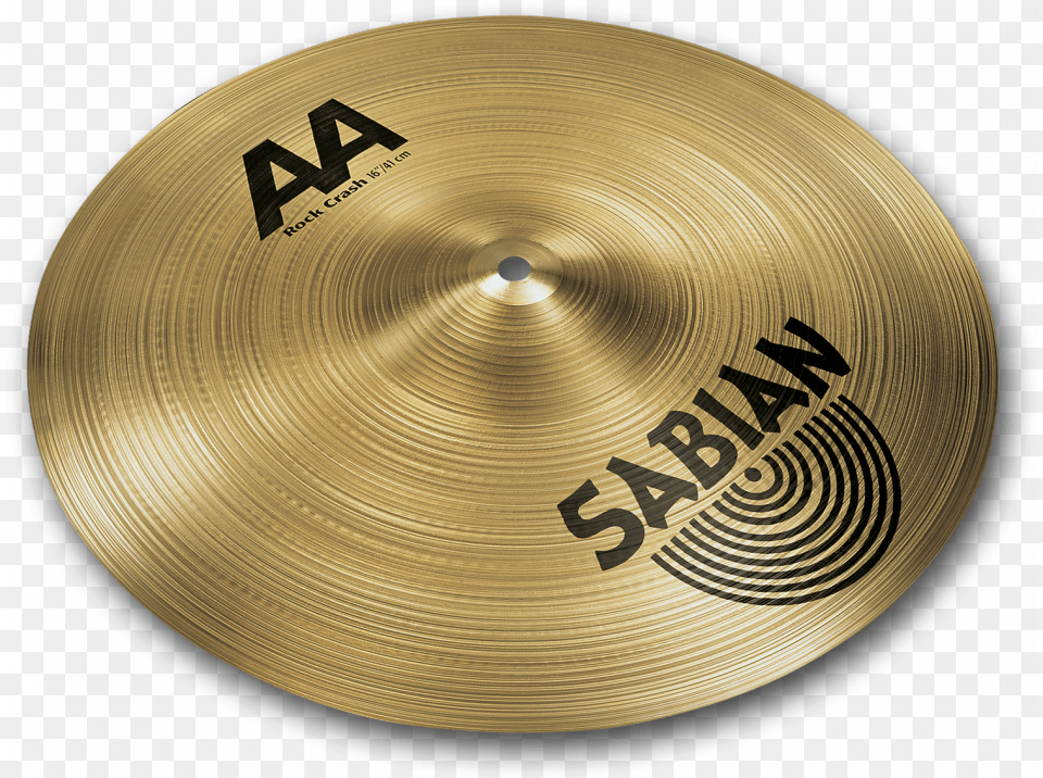 Sabian Aa 16quot Sound Control Crash Cymbal Brilliant, Musical Instrument, Disk Free Transparent Png