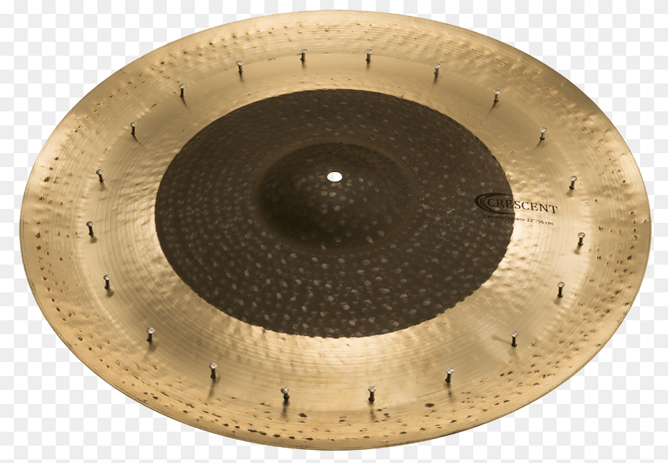 Sabian Sabian El22ch Crescent 22quot Elements China Cymbal, Musical Instrument, Clothing, Hat, Gong Png