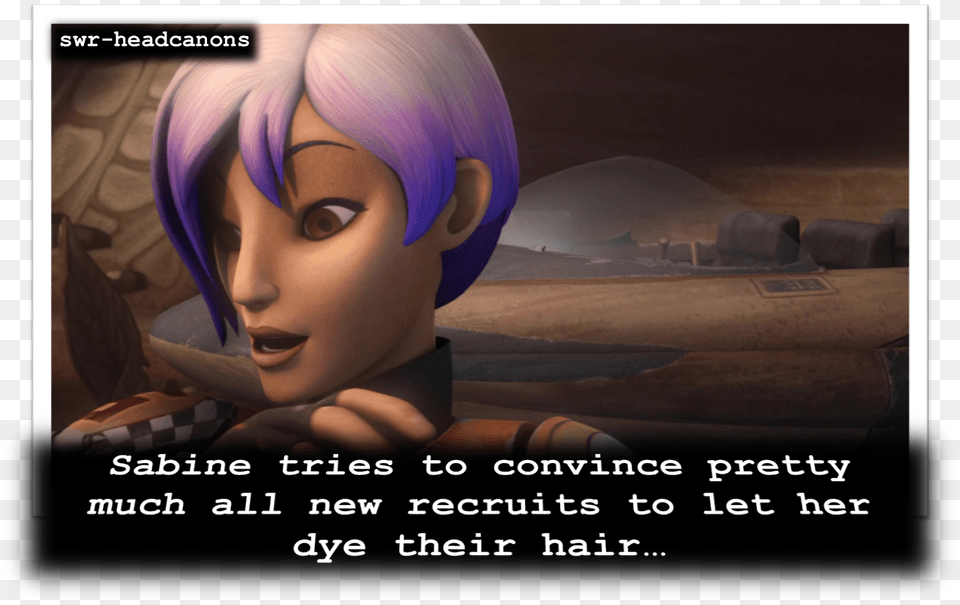 Sabine Tries To Convince Pretty Much All New Recruits Critika, Book, Comics, Publication, Face Free Png Download