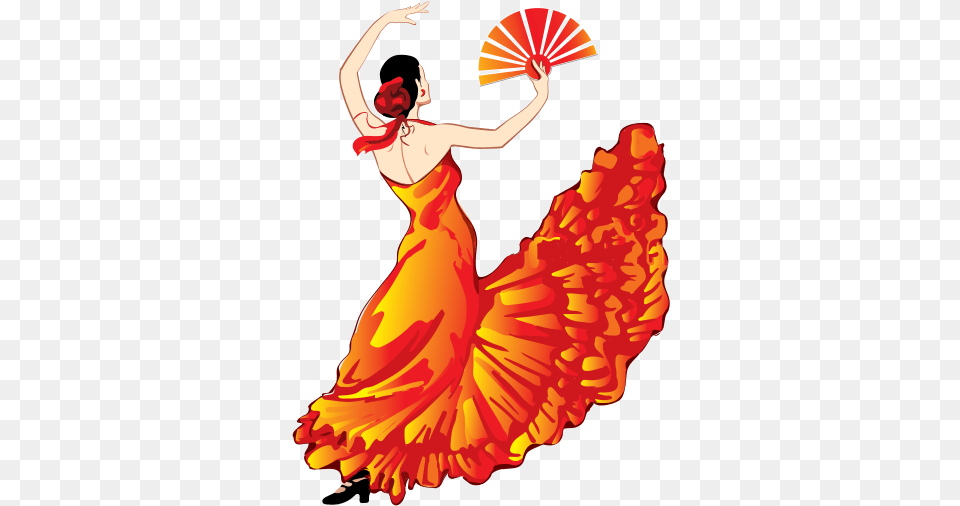 Sabor Flamenco Dancer, Dance Pose, Dancing, Person, Performer Free Png Download