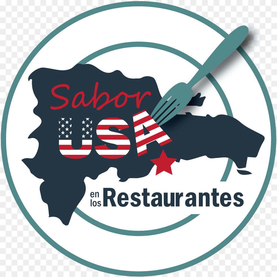 Sabor Usa En Los Restaurantes Graphic Design, American Flag, Cutlery, Flag, Fork Free Png