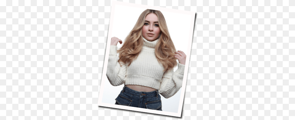 Sabrina Carpenter Guitar Chords For The Middle Of Starting Sabrina Carpenter 2016, Clothing, Knitwear, Sweater, Adult Png Image
