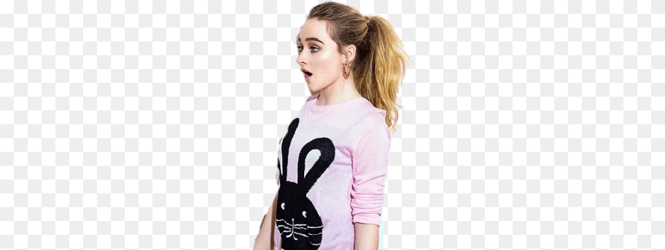 Sabrina Carpenter Ponytail, T-shirt, Clothing, Sleeve, Long Sleeve Png