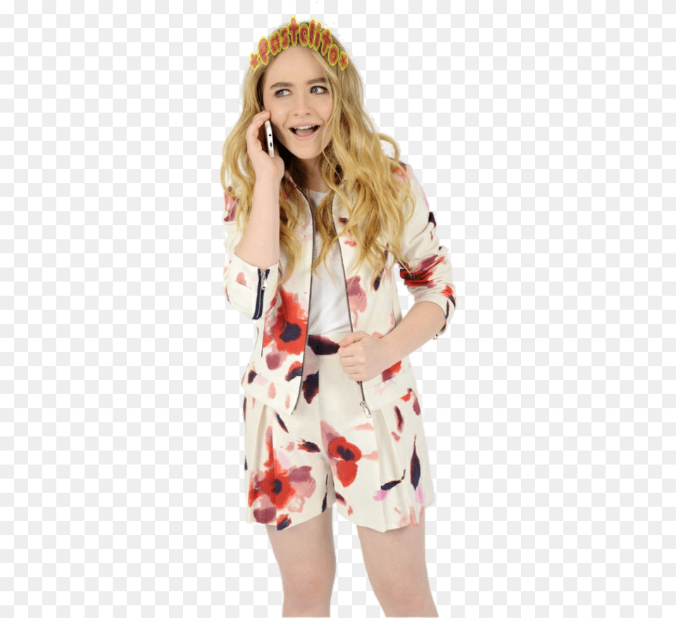 Sabrina Carpentersi Usas Porfabor Da Creditos Girl, Person, Shorts, Clothing, Hair Png