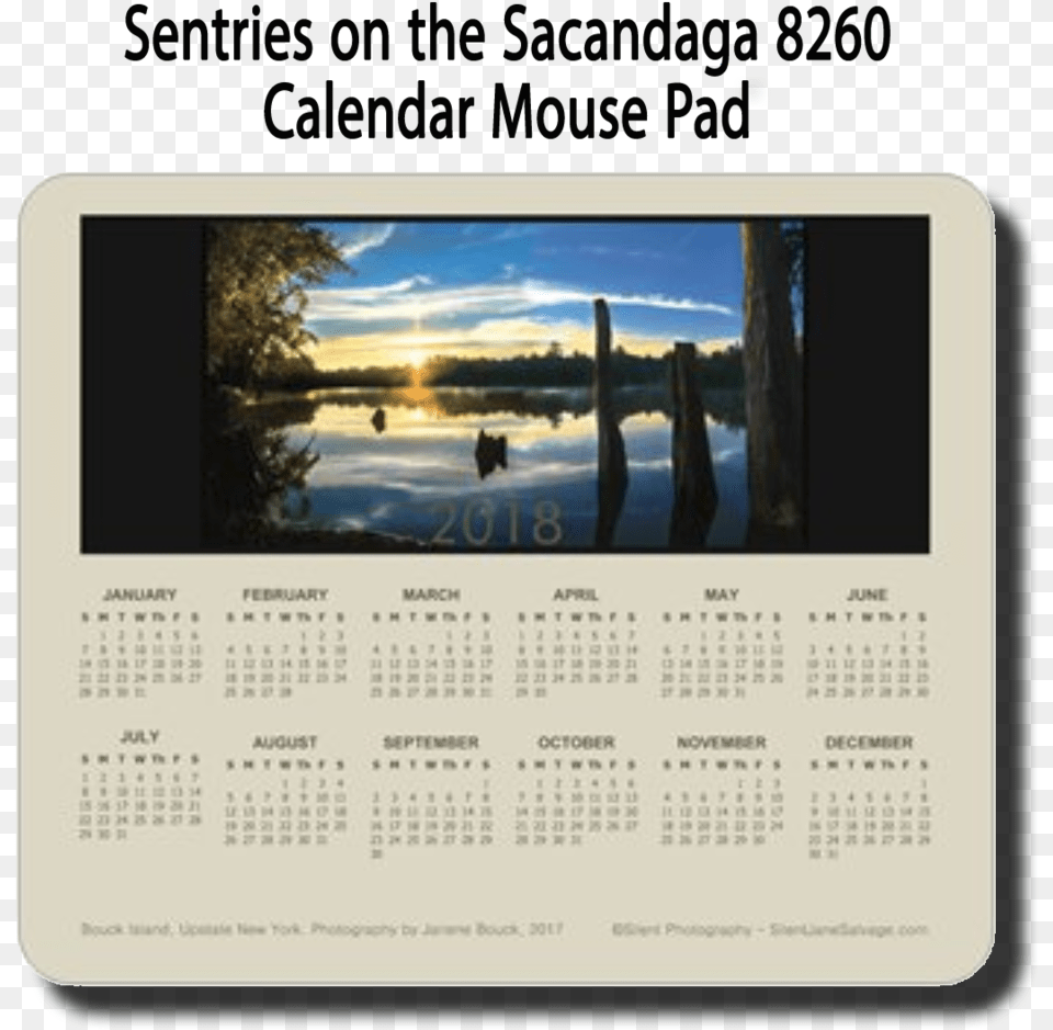 Sacandaga Sentry Calendar Mouse Pad For Product Photo Caption, Text Free Transparent Png