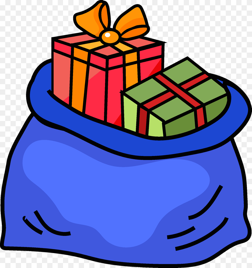 Sack With Gifts Clipart, Bag, Dynamite, Weapon, Toy Free Transparent Png