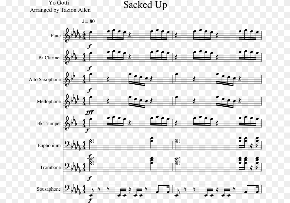 Sacked Up Sheet Music For Flute Clarinet Alto Saxophone River Flows In You Noten, Gray Png Image