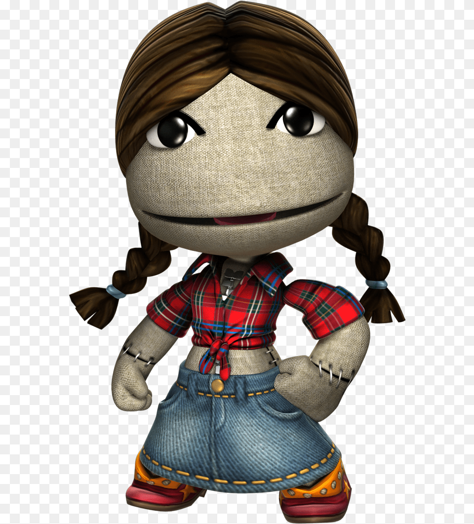 Sackgirl Little Big Planet, Doll, Toy, Baby, Person Free Png