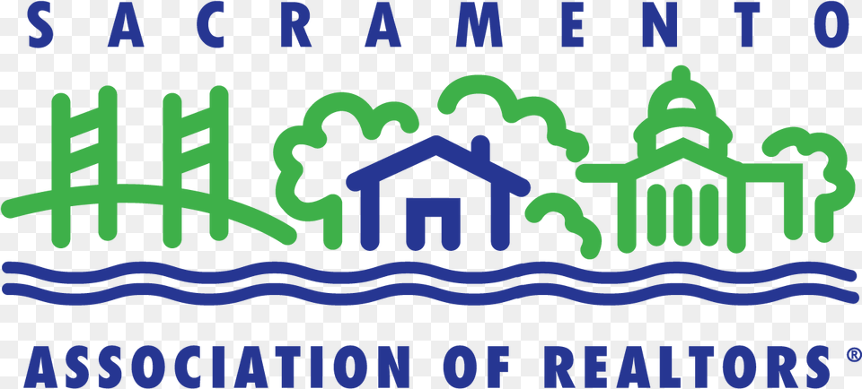 Sacramento Association Of Realtors Logo Sacramento, Light, Text Free Transparent Png
