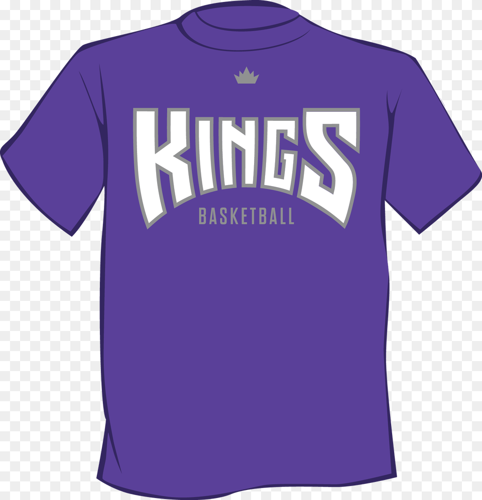 Sacramento Kings, Clothing, Shirt, T-shirt Free Png