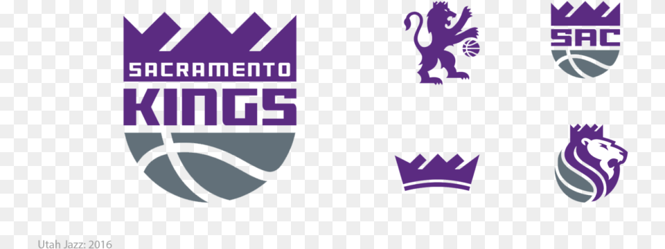 Sacramento Kings Black And White, Purple, Logo Free Png