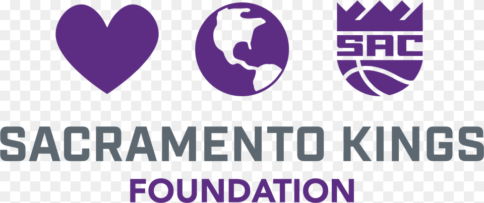 Sacramento Kings Foundation, Logo, Purple, Symbol Free Transparent Png