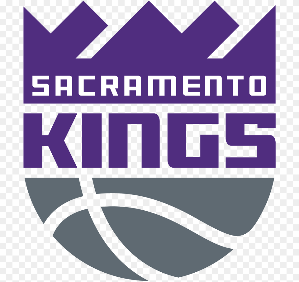 Sacramento Kings Logo Logo Sacramento Kings, Advertisement, Poster, Purple Free Png Download