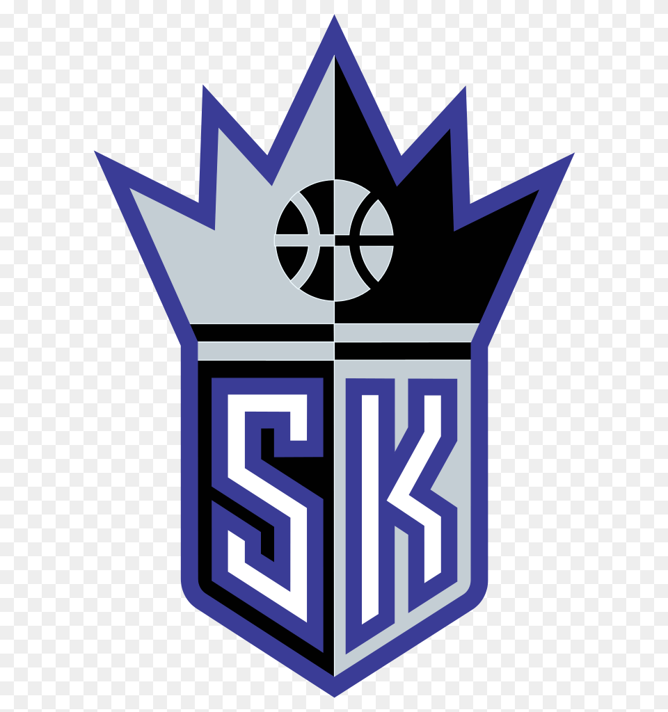 Sacramento Kings Logo Nba Old Sacramento Kings Logo, Symbol, Scoreboard Png