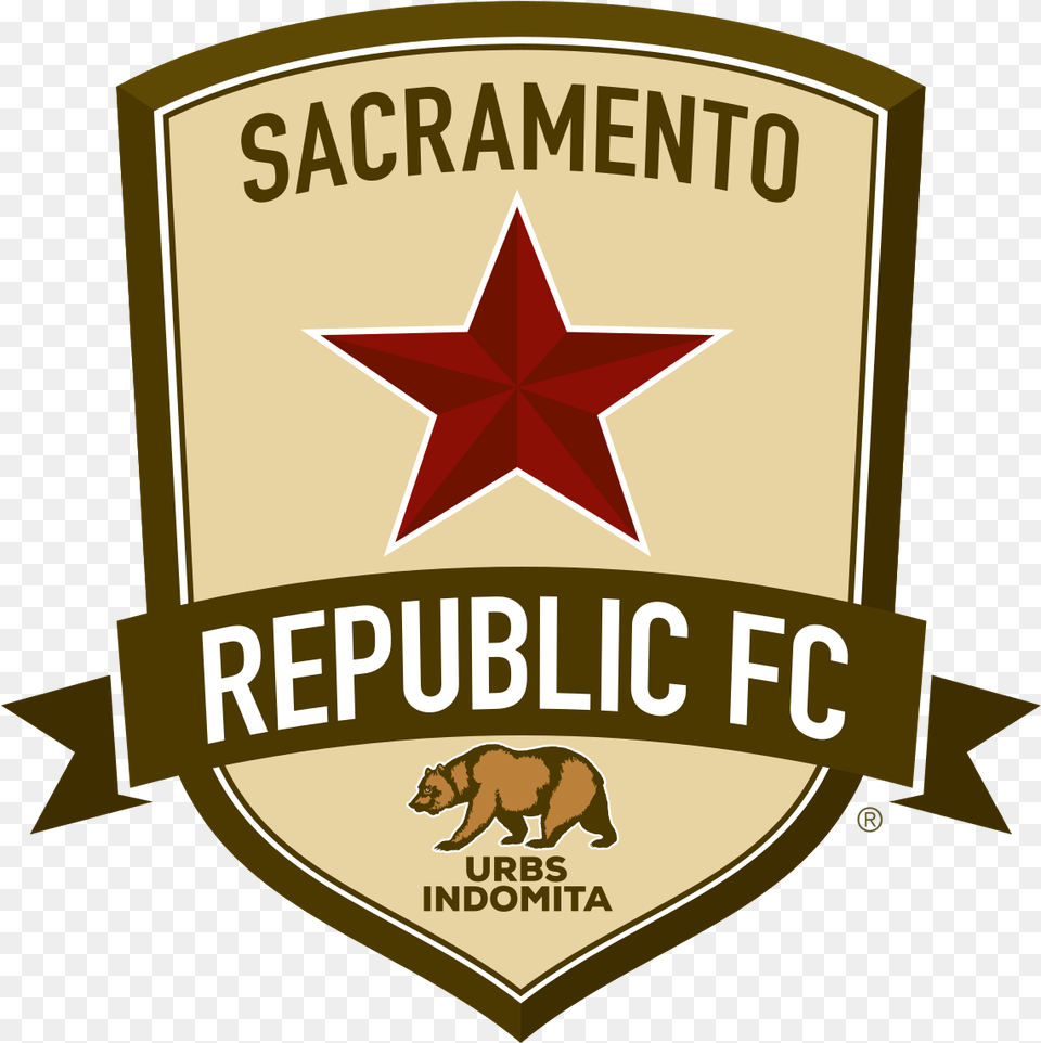 Sacramento Republic Logo, Animal, Badge, Bear, Mammal Free Png Download