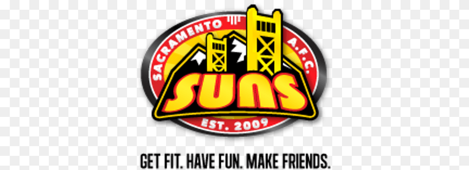 Sacramento Suns Afc Sacramento Suns, Logo, Sticker, Food, Ketchup Free Png Download
