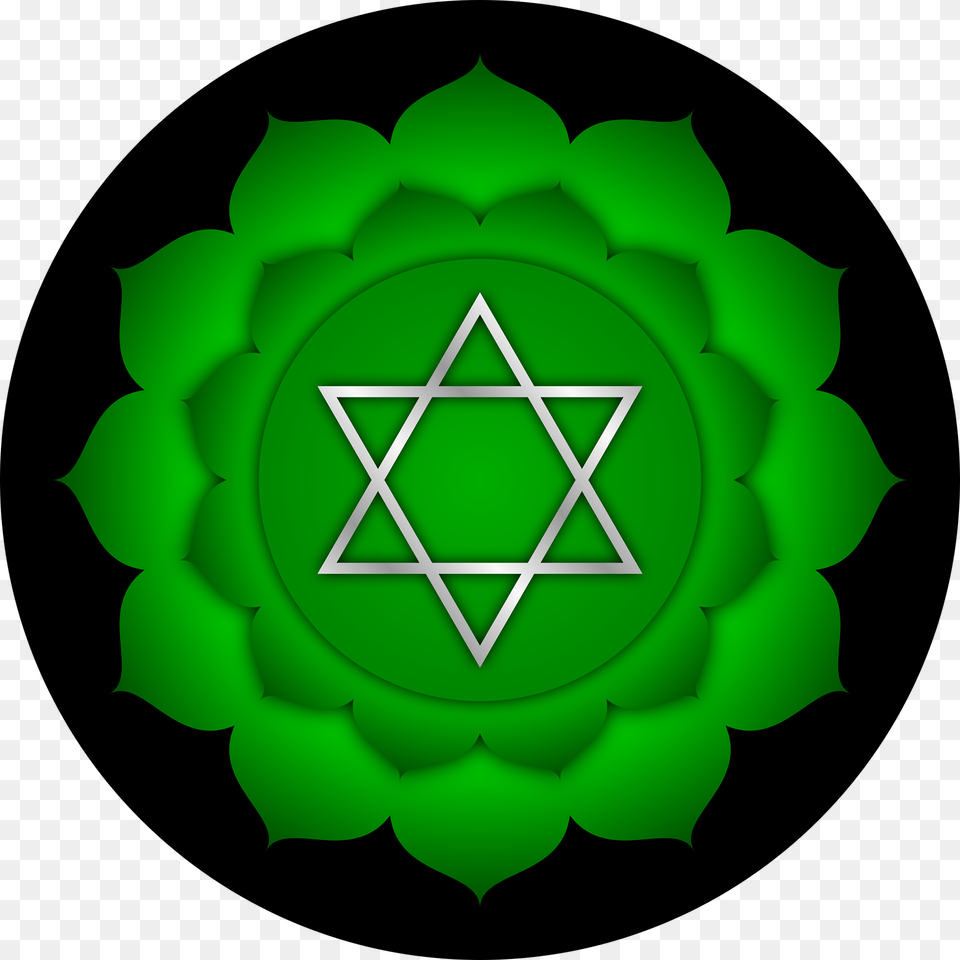 Sacred Empowerment Mentoring Anahata Chakra, Green, Leaf, Plant, Symbol Free Png Download