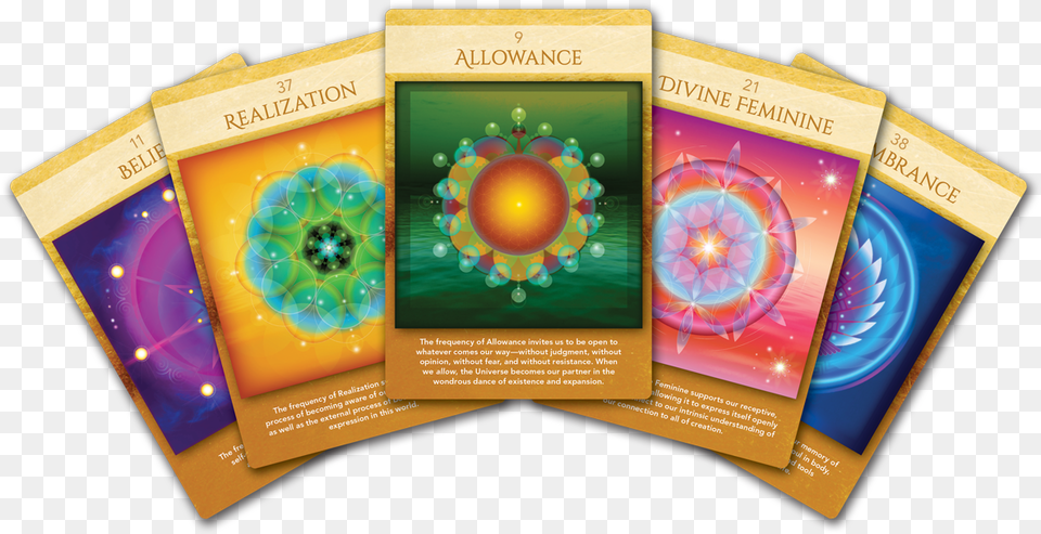 Sacred Geometry Activations Oracle Cards, Advertisement, Poster, Computer Hardware, Electronics Png