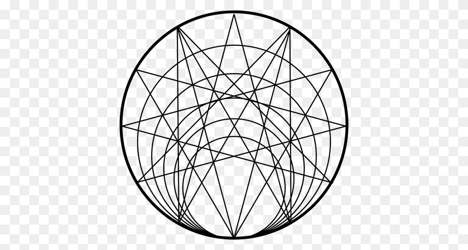 Sacred Geometry From Circle, Sphere, Machine, Wheel Free Png Download