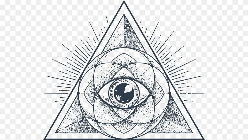 Sacred Geometry Geometric Mandala, Triangle, Face, Head, Person Png Image