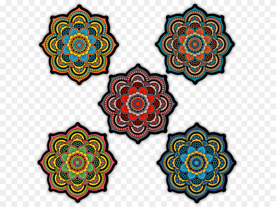 Sacred Geometry Mandala Bumper Sticker Combo Talossa Flag, Embroidery, Pattern, Art, Floral Design Free Png