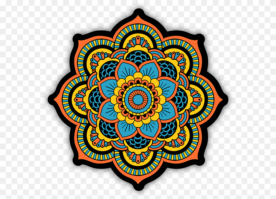Sacred Geometry Mandala V4 Bumper Stickers Mandalas Para Cuadros, Pattern, Art, Graphics, Floral Design Png Image