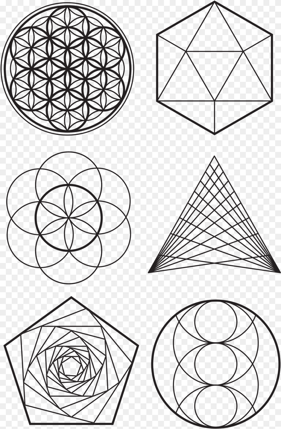 Sacred Geometry Sheet Geometry, Triangle Png Image