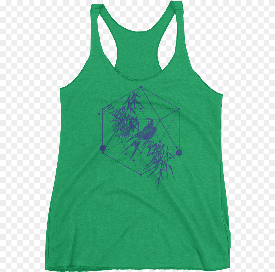 Sacred Geometry Tank Top Sleeveless Shirt, Clothing, Tank Top, Animal, Bird Free Png