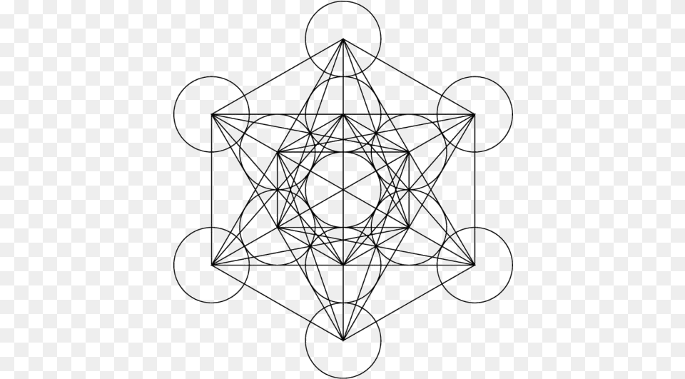 Sacred Geometry Transparent Images Metatron Cube, Chandelier, Lamp Free Png Download